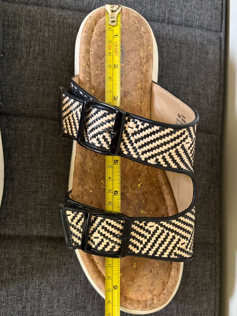 JBU by Jambu Womens Kona Raffia Weave Slip On Comfort Sandals-Sz-8 - Picture 16 of 16